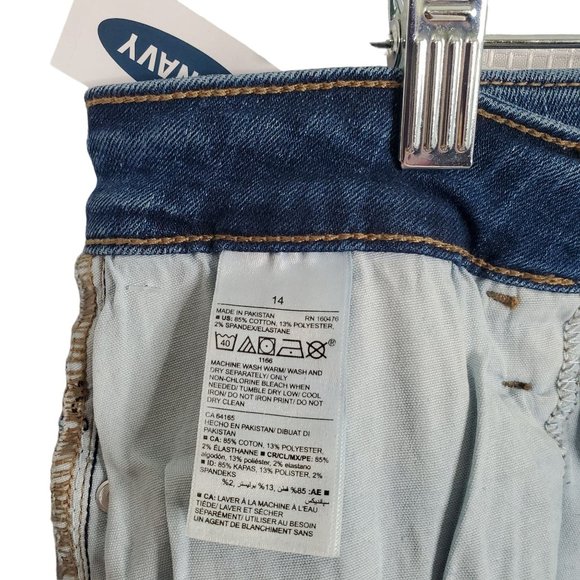Old Navy NWT Womens Sz 14 Jeans Rockstar Super Skinny Hi Rise Secret Slim Pocket - Picture 8 of 9